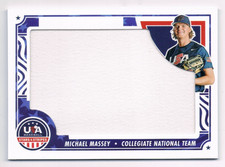 22/49 Panini 2024 USA Stars & Stripes Michael Massey #JM-MAS Jumbo Jersey Relic