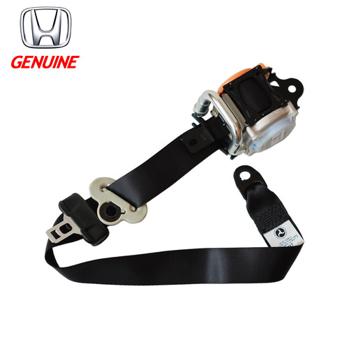 Genuine 2016-20 Honda Civic Front Left Driver Seat Belt Retractor Assembly Black