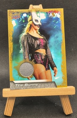 2022 Upper Deck AEW The Bunny Gold Mat Relics #5 Match Used Ring Mat