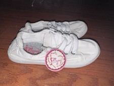 NWT Girls Jelly Pop Lollie White Slip On Tenn...