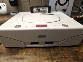 Sega Saturn White Console Imported Bundle US SELLER