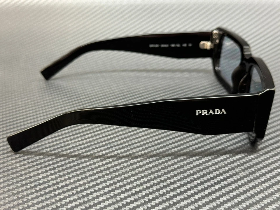 Gafas de sol para hombre PRADA PR 06YS 16K10L negras azules claras 53 mm Foto 4 de 4