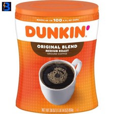 Dunkin Original Blend Medium Roast Ground Cof...