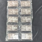 2013 Year of the Snake Silver Bars 100 oz .999 Fine Lot of 10