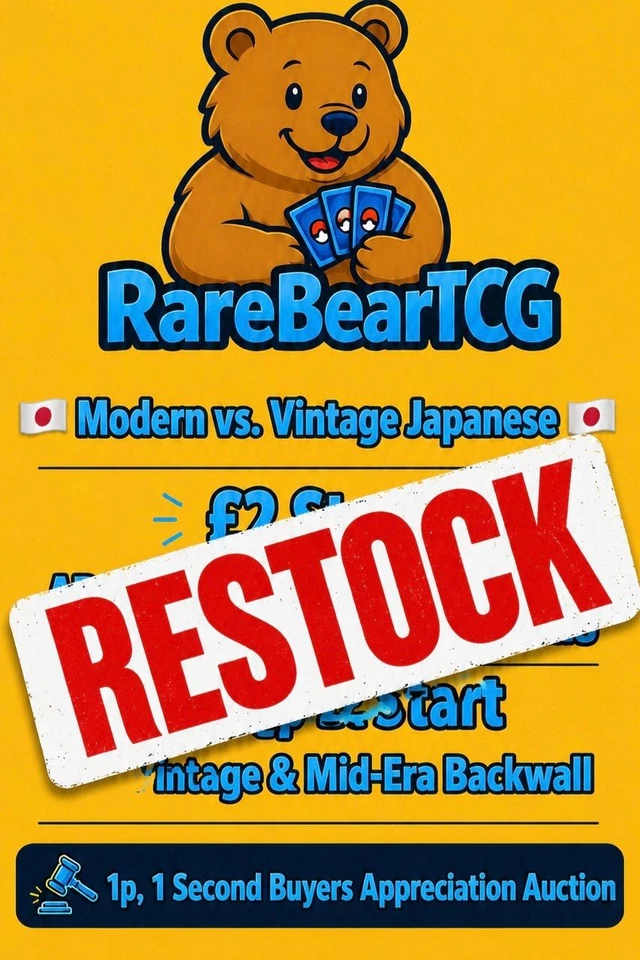 ❗️RESTOCK ❗️⚡️£2 Starts • Modern vs Vintage Japanese!🐻✨
