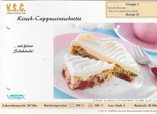 Karta receptur Vemmina * Cięcia wiśniowo-cappuccino * Grupa 1 Przepis 23