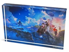Acrylic stand/acrylic panel 10th anniversary Famitsu cover acrylic block