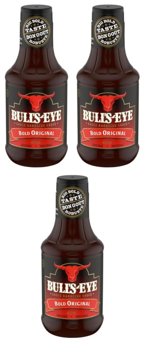 Bull's-Eye Bold Original BBQ Sauce, 425mL (3 Pack)
