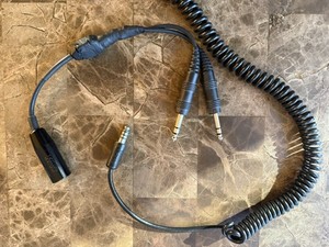 David Clark Headset Boom Mic Dual 1/4" Jack Green Black 01615-0054