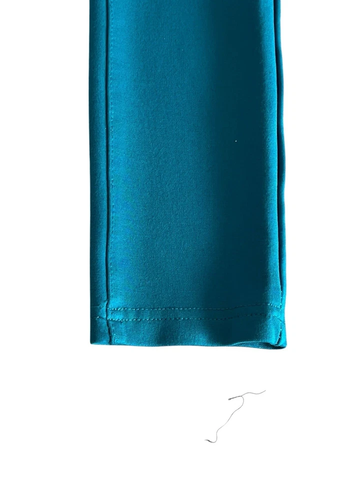 Pantalones de mezclilla elásticos suaves turquesa talla pequeña jeggings casi famosos para mujer Foto 3 de 4