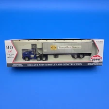 Model Power diecast Semi Truck Tractor TRAILER RAIL SERVICE  15000 HO SCALE NEW