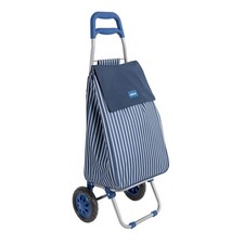 Sabichi 40L Blue Shopping Trolley Folding Thermal Lined