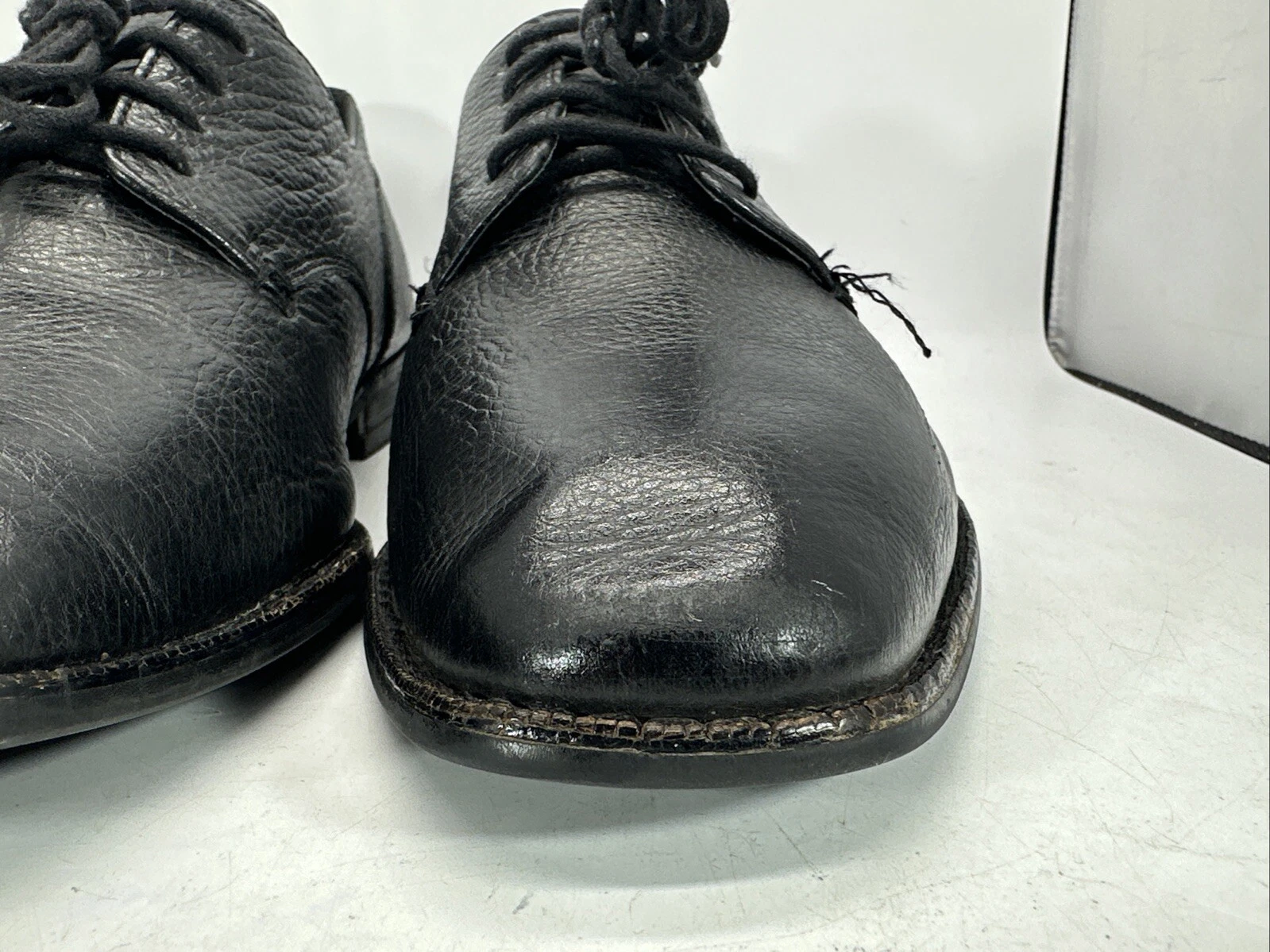 COACH scarpe eleganti uomo vintage US 10 43 nere tutta pelle modello C3101 allacciate