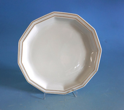 Vintage Rosenthal Polygon Korfu Kuchenteller Dessertteller weiß Gold (F025-214)