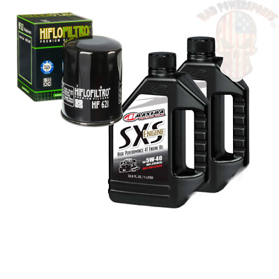 Oil And Filter Change Kit For 2014 Arctic Cat 550 TRV Ltd Maxima Synthetic 5W-40