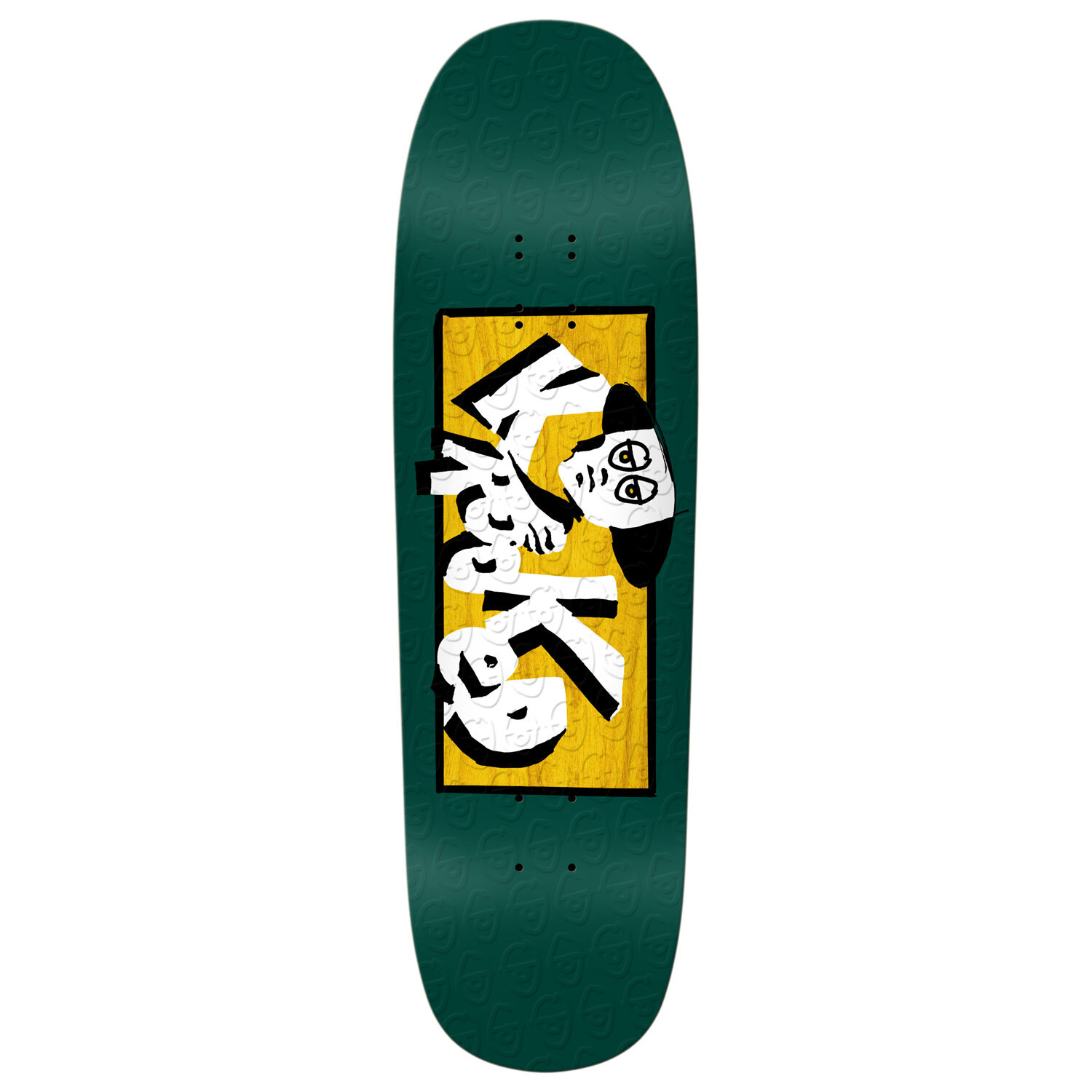 Krooked Skateboard Deck Incognito Embossed 9.25