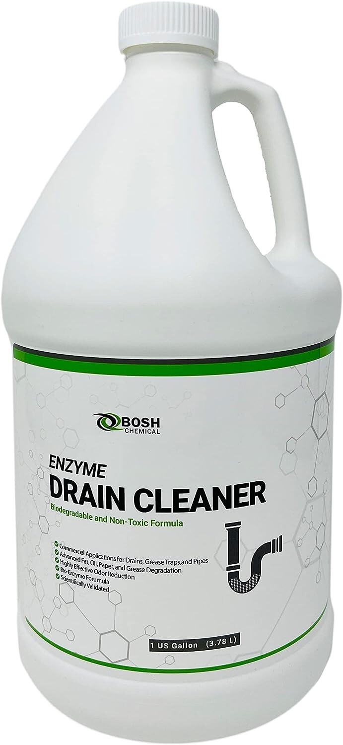 Powerful Enzyme Drain Cleaner Attacks Grease, Fats, and Buildup 1