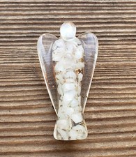 2 INCH CHRYSOBERYL ORGONE GEMSTONE ANGEL ORGONITE