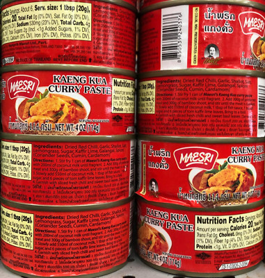 Maesri Thai Kaeng Kua Curry Paste - 4oz