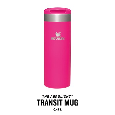 Stanley Classic Aerolight Transit Auslaufsicher Travel Mug 0,47L Violet Blossom