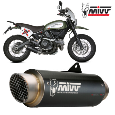 Auspuff MIVV GP PRO Schwarz Stahl Schwarz DUCATI SCRAMBLER 800 2015 > 2020