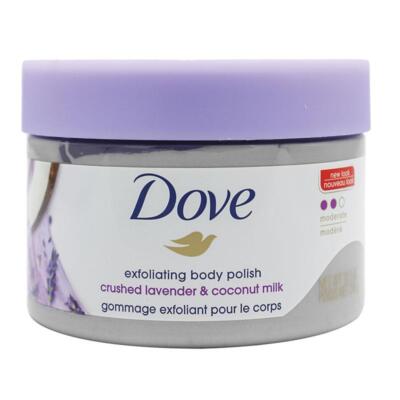 Dove Exfoliating Body Polish Crushed Lavender And Coconut Milk