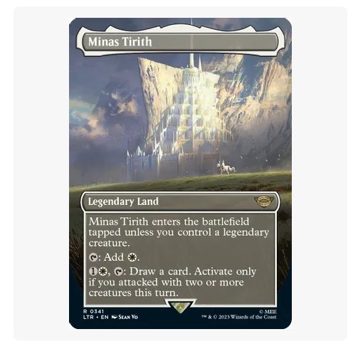 Minas Tirith M/NM Magic: The Gathering MTG The Lord Of The Rings