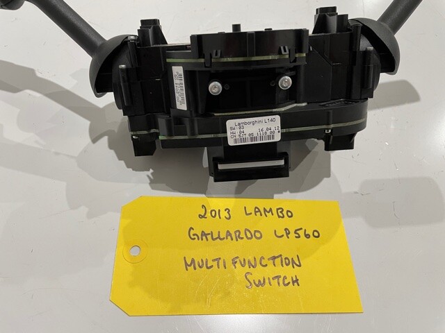 13 LAMBORGHINI GALLARDO LP560 LP550 OEM MULTIFUNCTION WIPER SIGNAL SWITCH 10-14