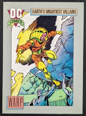 Warp 1991 Mightiest Villains DC Comics Superhero Impel Card #111 (NM)