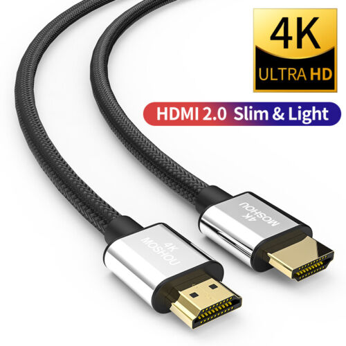 clip passionate land MOSHOU 4K@60Hz 2.0 HDMI to HDMI Cable 2.0b 1.4 Ethernet Cable for PS4  Projector | eBay