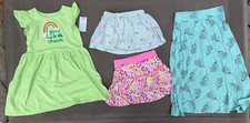 LOT OF 4 GIRLS maxi skirt skorts dress CAT JACK, GARANIMALS, SIZE 4-5