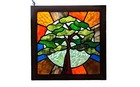 Glass Original Clear Stained Glass Window Panels