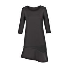 Cop.Copine Little Black Dress Size S Minimalist Office Asymmetrical Hem Party