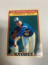 1986 Kaybee Young Superstars of Baseball Jimmy Key Toronto Blue Jays 
