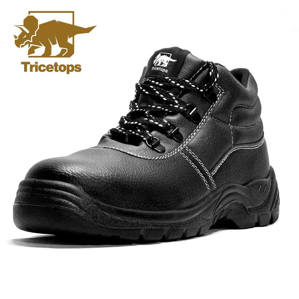 Sicherheitsschuhe S3 Stahlkappe Wasserdicht Schwarz Herren Arbeitsschuhebe Neu