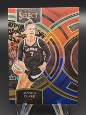 2024 Panini Select WNBA Alysha Clark #102 Red Blue Prizm #/399 Las Vegas Aces