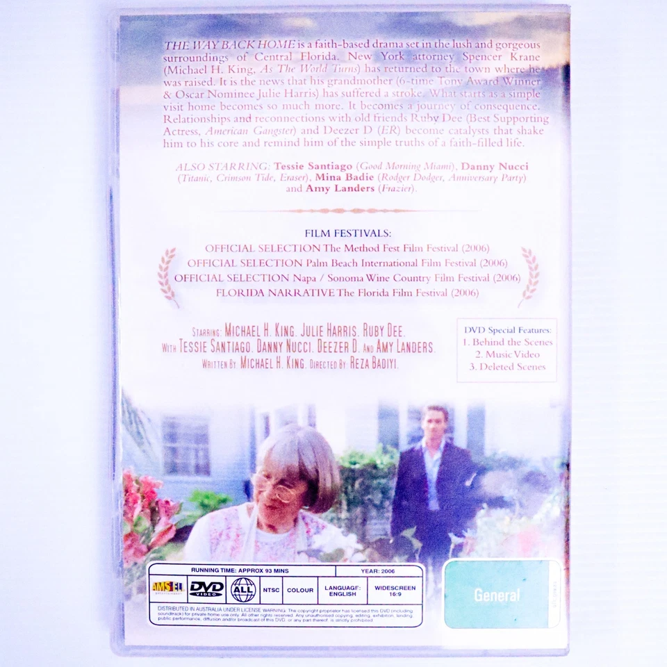 The Way Back Home (DVD, 2006) Family Drama - Michael Houston King, Julie Harris - Image 2 of 4
