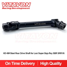 Vitavon HD 45# Steel Rear Drive Shaft For Losi SBR.1.0,SBR2.0,SRR 1/6