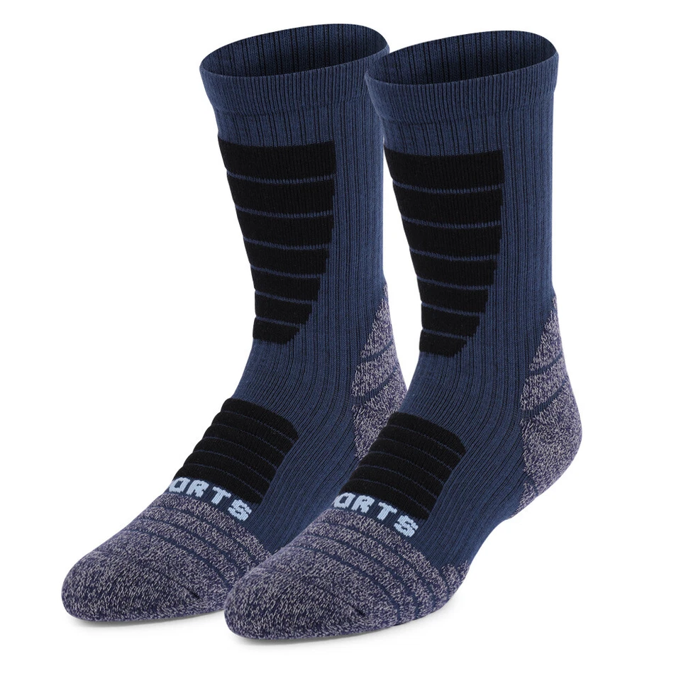 2 pares de calcetines de lana merino para exterior medio tubo esquí montaña calcetines Foto 2 de 4