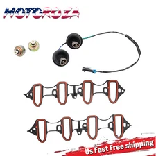 For Chevrolet GM 5.3L Knock Sensor With Harness Intake Manifold Gasket Kit Set