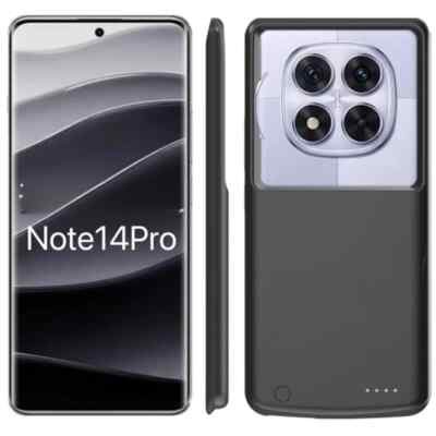 10000mAh Smart Battery Charger Case for Xiaomi Note14 Pro/14Pro+ Charging Cover