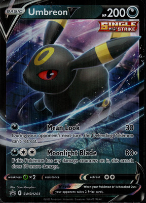 Umbreon V - SWSH203 - SWSH: Sword & Shield Promo Cards (SWSD)