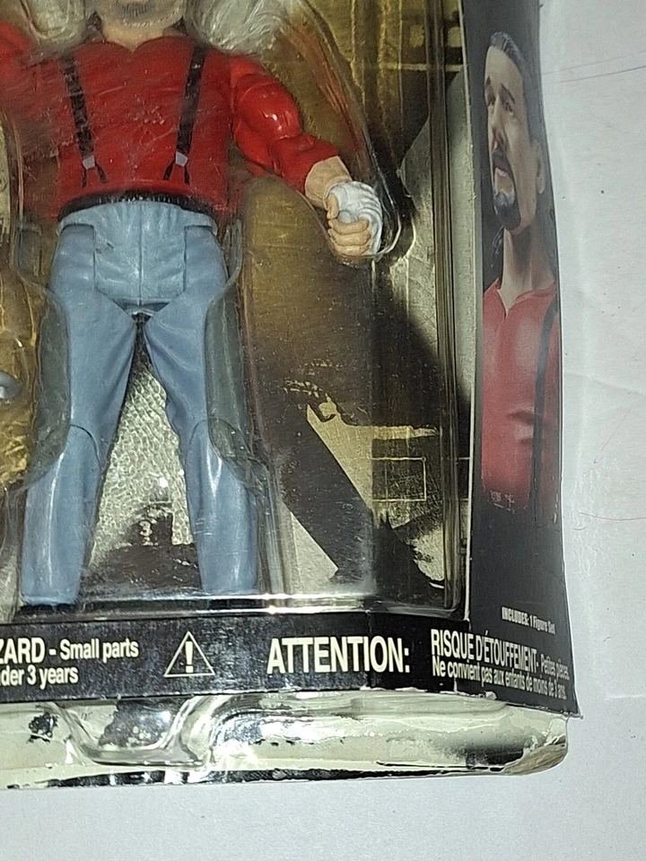 Figura de acción WWE Chainsaw Charlie Classic Superstars serie de lucha libre 22 Jakks Foto 3 de 4
