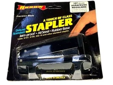 Arrow Office Stapler Tacker Jam Proof All Steel Model 107 USA Made
