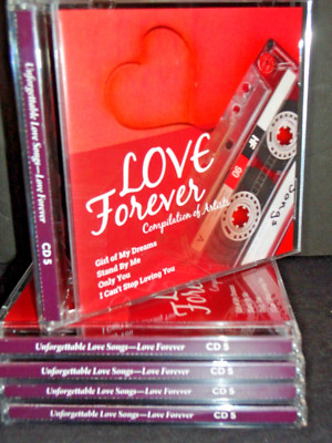Love Forever NEW LOT 5 CDs , Wholesale Barry White,Commodores,Elvis,Beach Boys