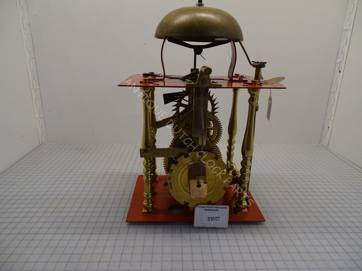 ANTIQUE OVERHAULED CLOCKWORK FOR DUTCH FRIESIAN TAIL CLOCK WITH