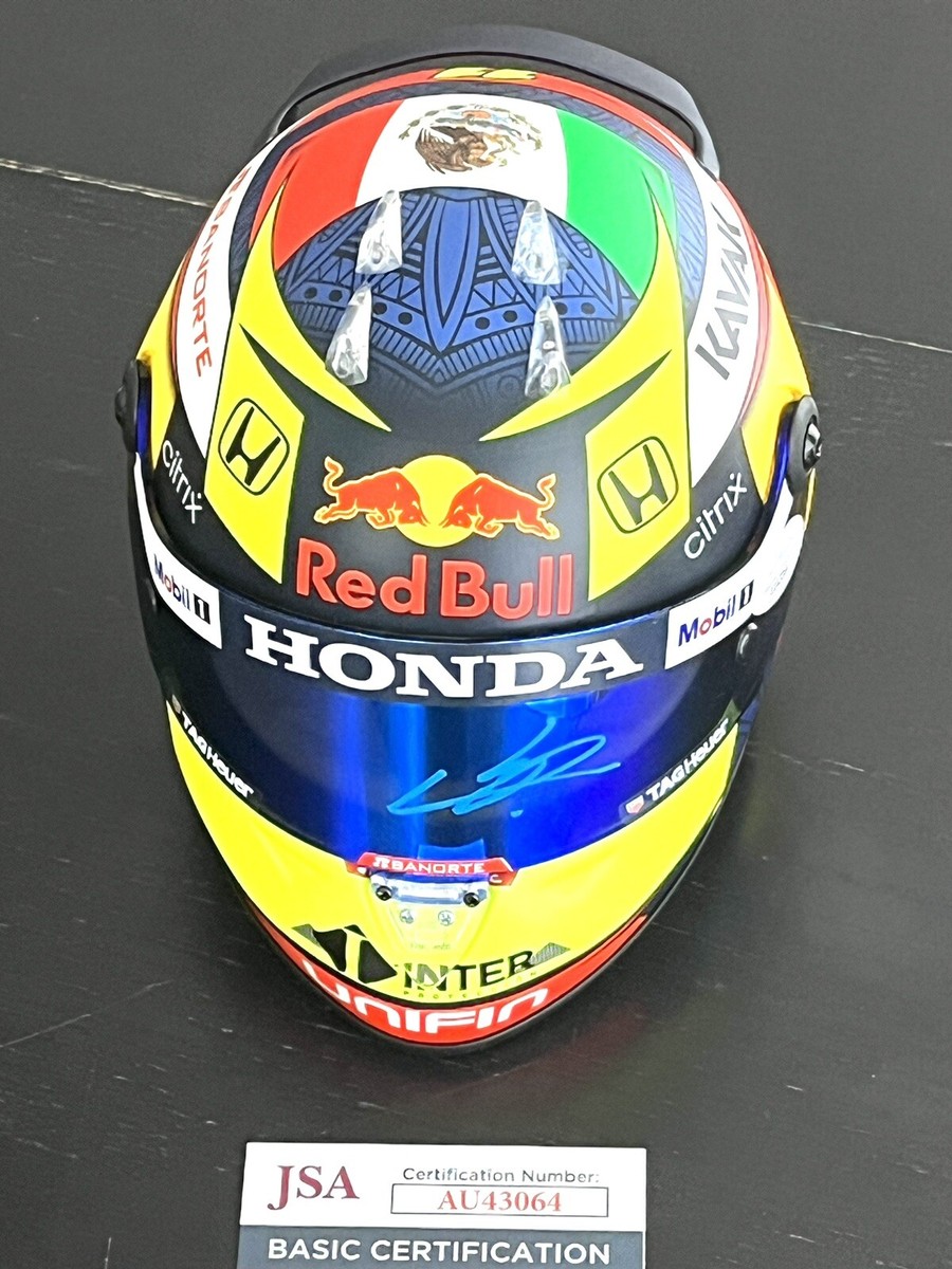 スポーツ選手 Perez 2021 Red Bull F1 Used Visor Clear Perez 2021 Red Bull F1 Used Visor Clear
