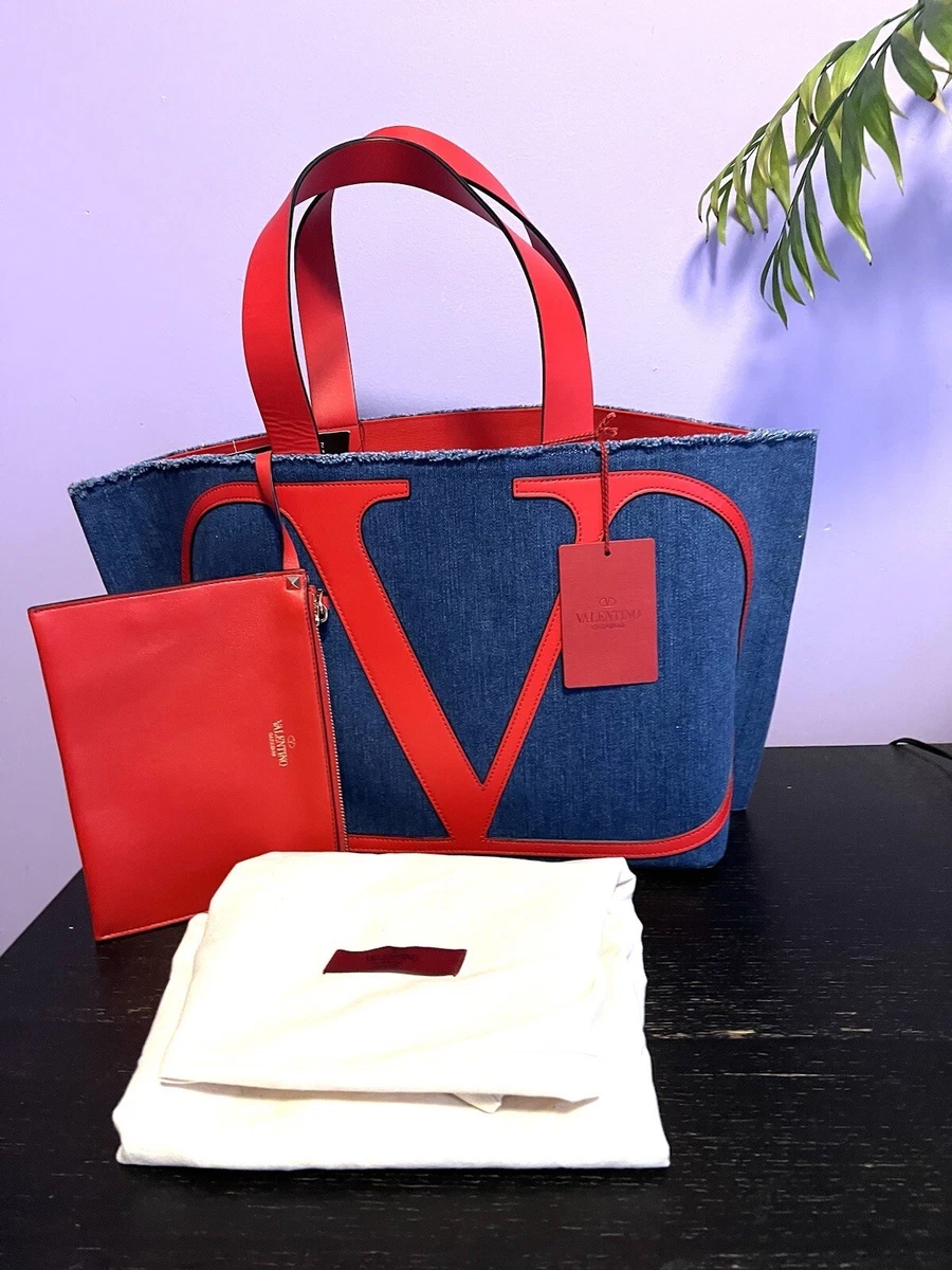 Denim shop valentino bag