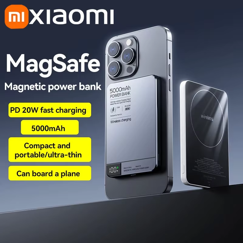 Xiaomi Ultra Slim Magnetic Power Bank 5000mAh | eBay
