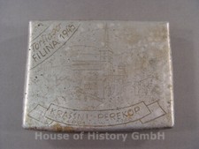 132951, Zigarettenetui, Aluminium hergestellt in der Kriegsgefangenschaft